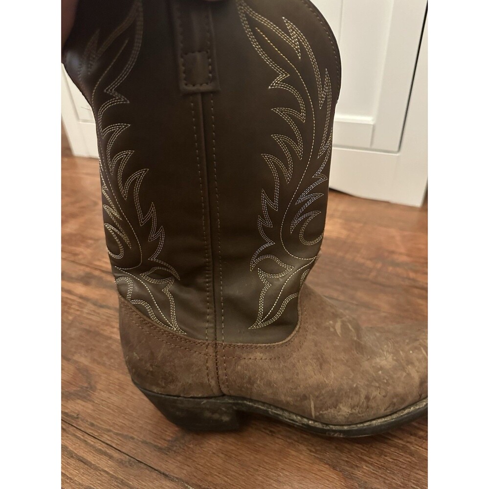 LAREDO Women's Kadi Tan Distressed Brown‎ Leather Western Boots 5742 Size 9.5M - Picture 7 of 12